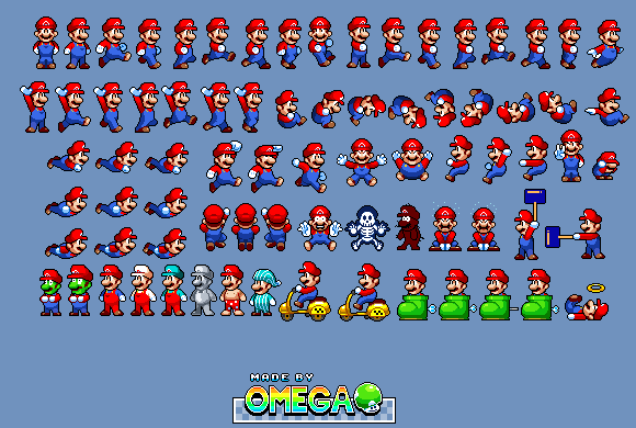 sprites resource super mario kart