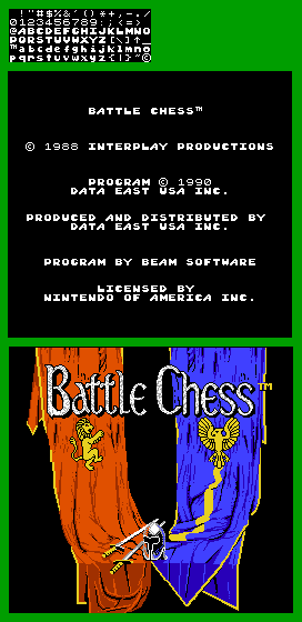 Battle Chess (USA) - Title Screen