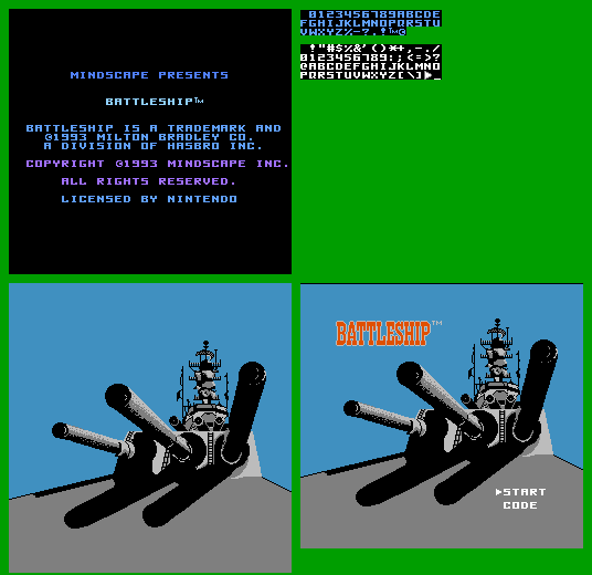 Battleship - Title Screen