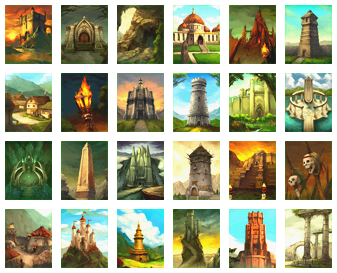 Puzzle Quest Challenge of the Warlords - Town Icons