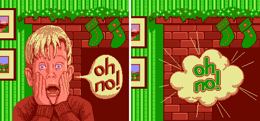 Home Alone - Game Over Screen