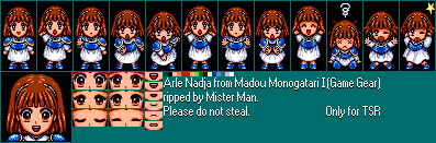 Madou Monogatari I: 3tsu no Madoukyuu (JPN) - Arle Nadja