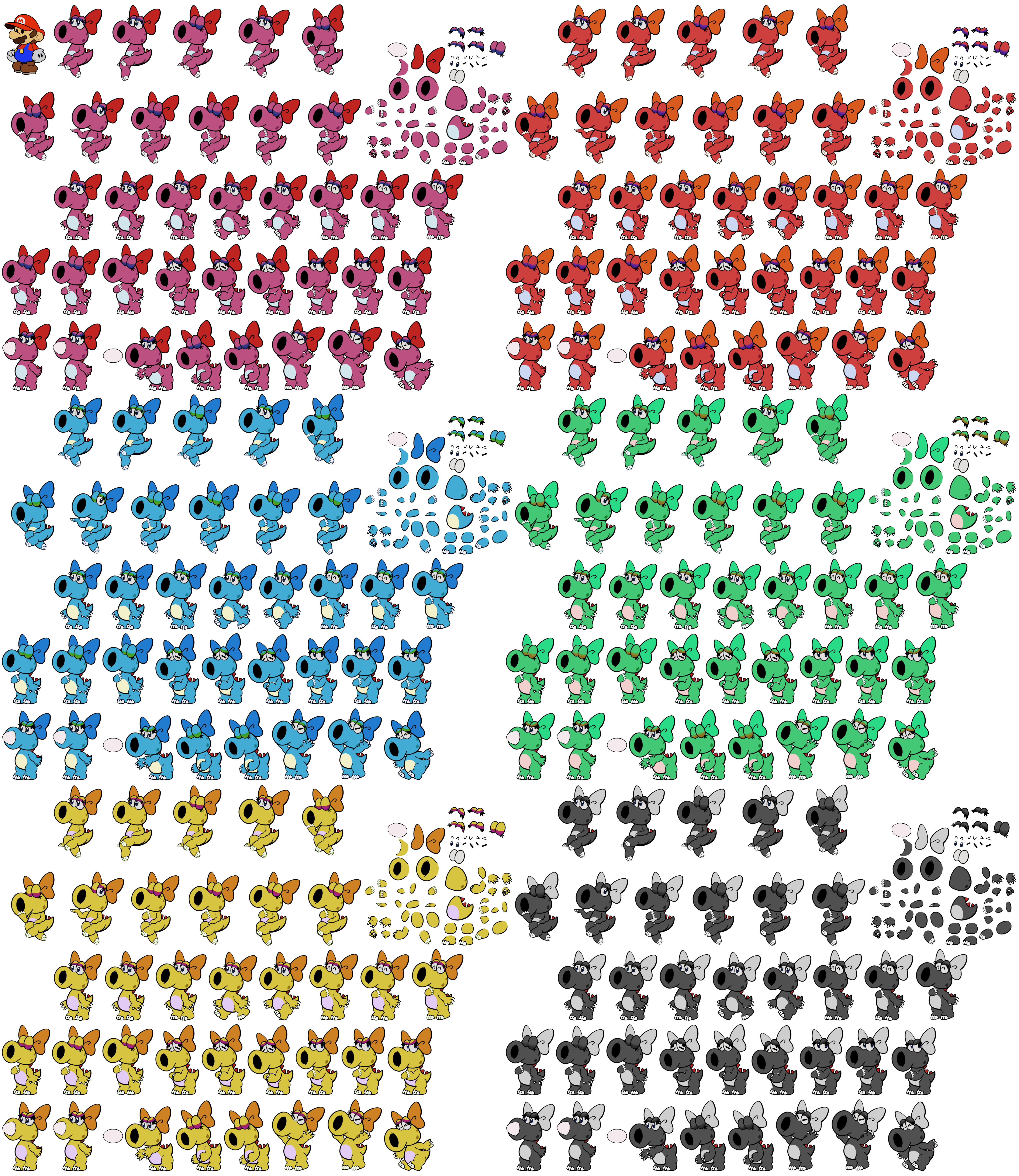Birdo (Color Splash-Style, Expanded)