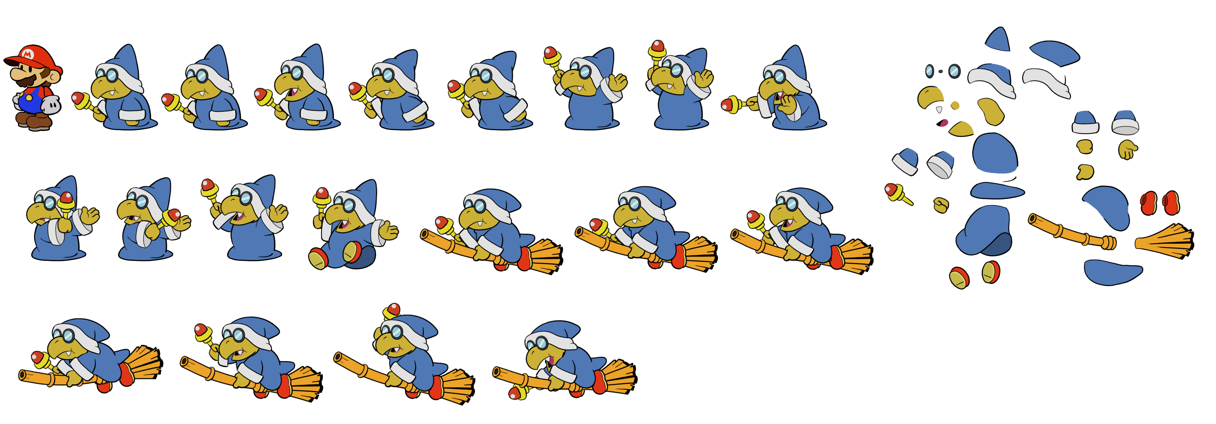 Kamek (Paper Mario-Style)