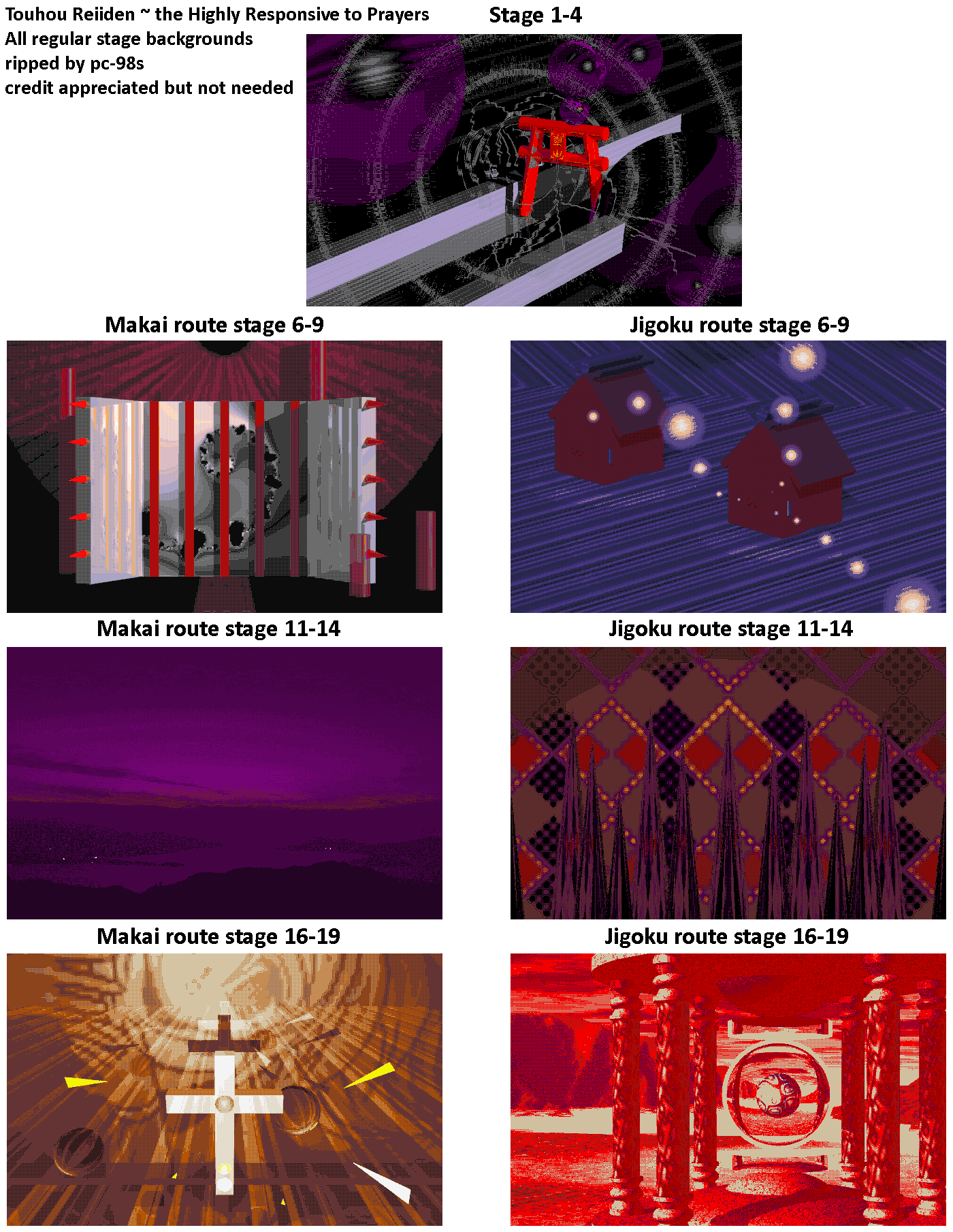 Regular Stage Backgrounds