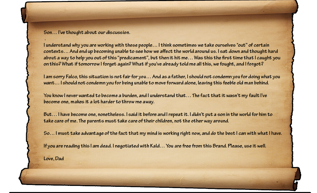 Khendovir Chronicles: Rinets Quest - Dante Belos' Message