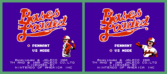 Bases Loaded - Title Screen