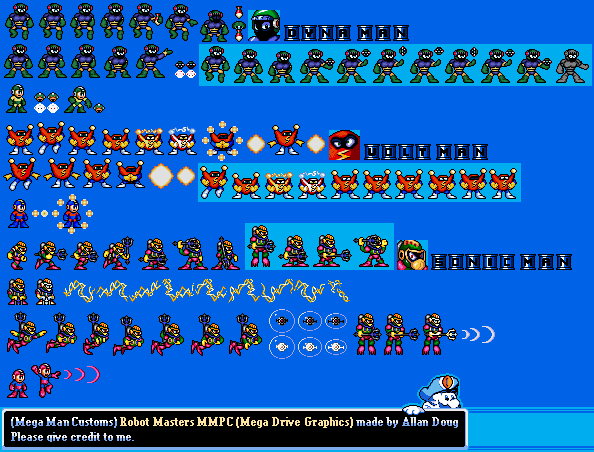 Mega Man PC Robot Masters (The Wily Wars-Style)