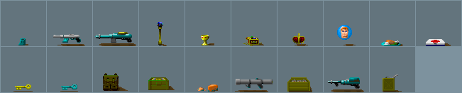 Wolfenstein 3D - Pickup Items