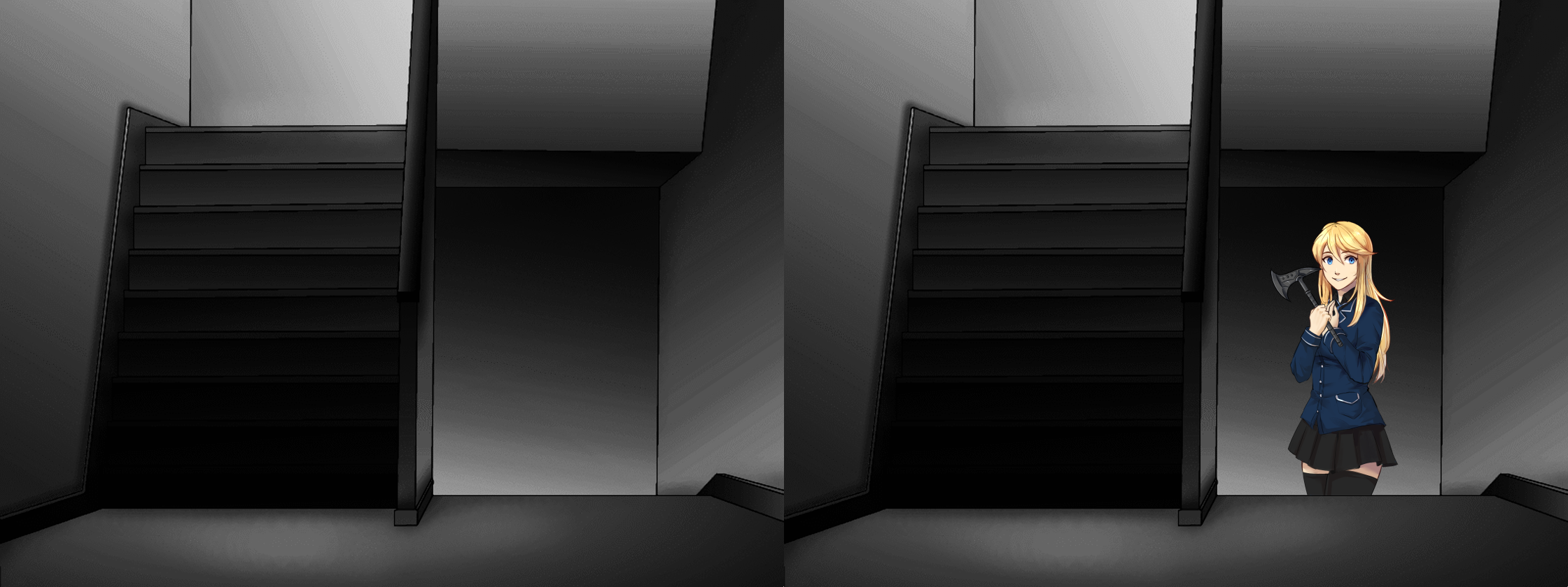 Crimson Gray - Lizzie's Stairwell Hall